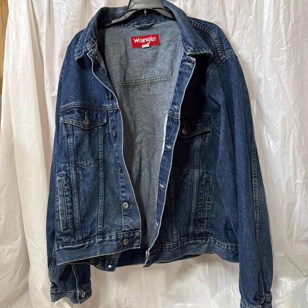 Wrangler Blue Denim Jacket size XL
